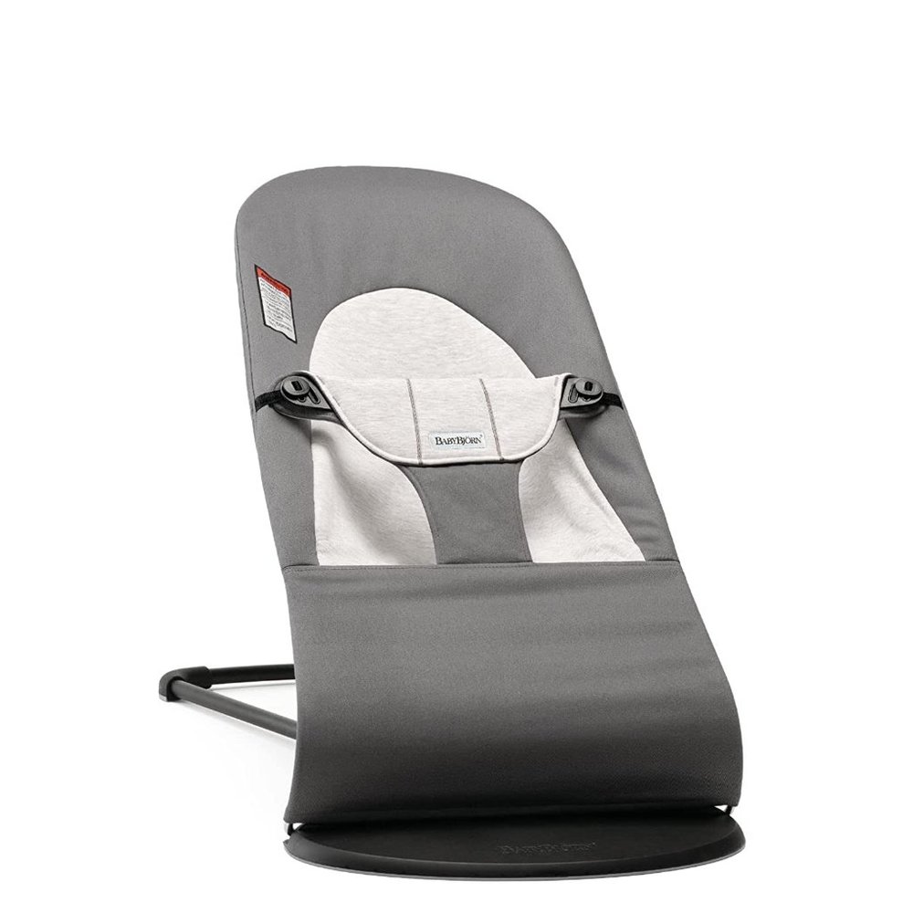 BABYBJORN BOUNCER COTTON JERSEY GRAY GENTLY USED